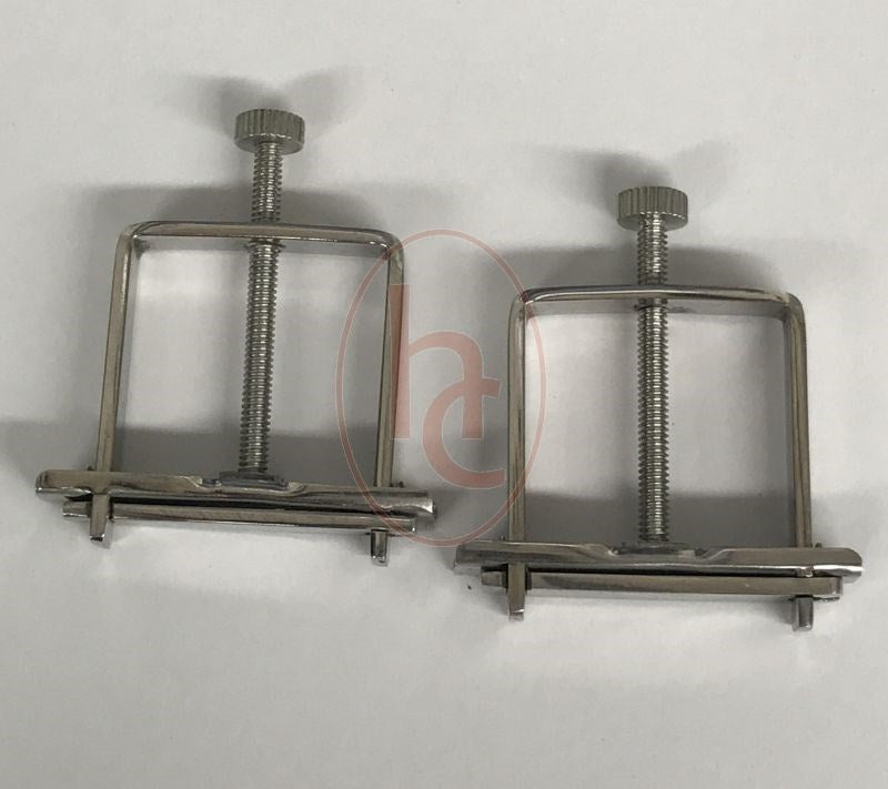 Hells Couture Press Style Nipple Clamps Medical Grade Steel Construction - - Breast and Nipple Toys