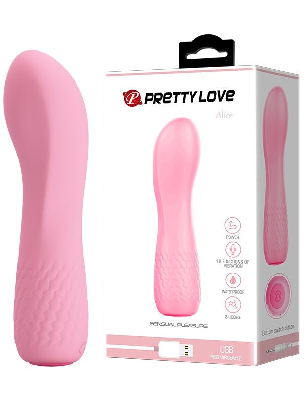 Baile Pretty Love Alice Vibrator 12 Vibration Modes for Clitoral Stimulation - - Waterproof Vibrators