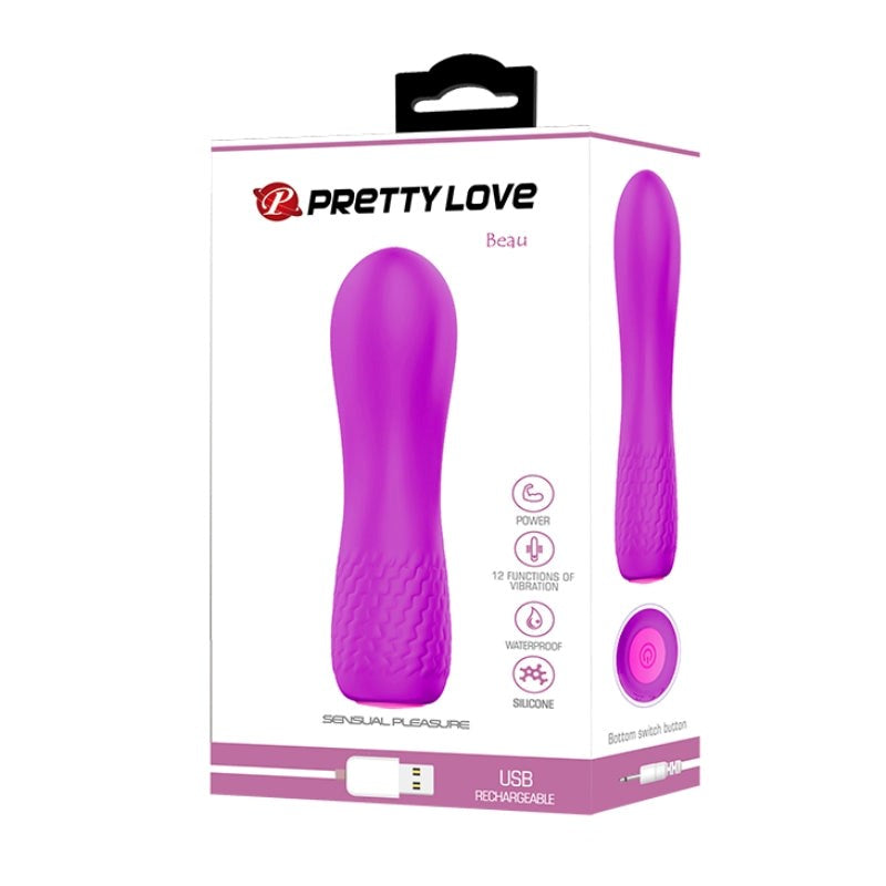 Baile Pretty Love Beau Vibrator with 12 Vibration Patterns - - Waterproof Vibrators