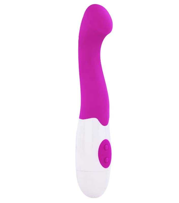 Baile Pretty Love Charles Curved Vibrator with 30 Vibration Patterns - - G-Spot Vibrators