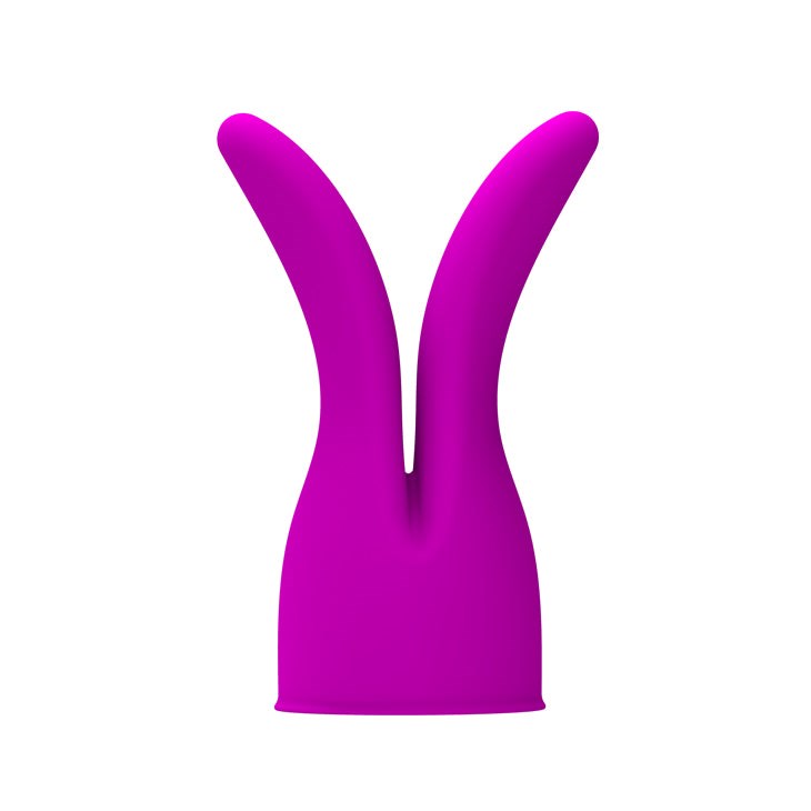 Baile Pretty Love Darren Wand Attachment Purple Silicone Vibrator Enhancement - - Vibrator Accessories