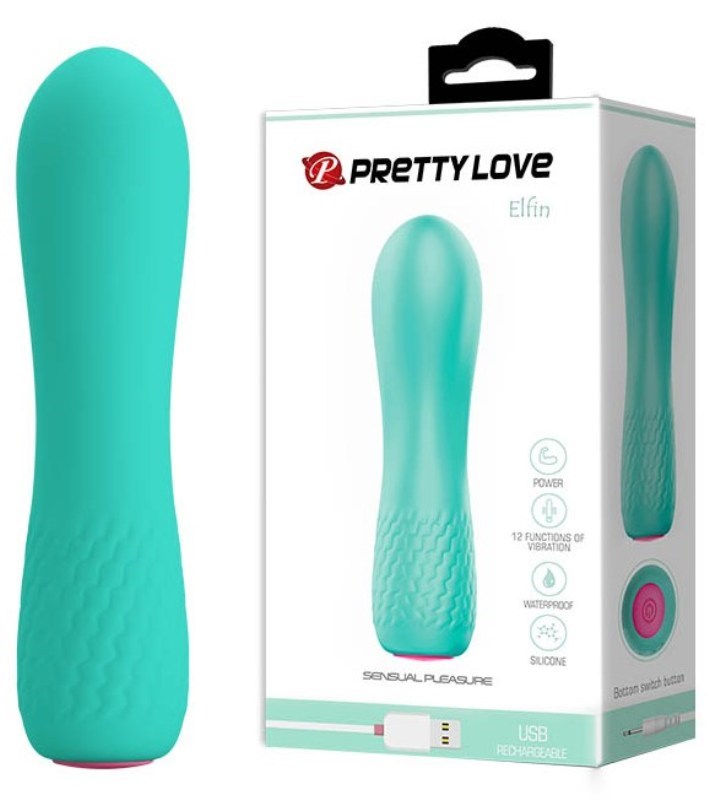 Baile Bailes Elfin 12 Functions of Ecstatic Bliss Rechargeable Vibrator - - Waterproof Vibrators