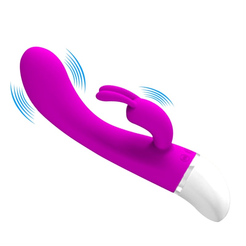 Baile Pretty Love Freda Rabbit Vibrator Dual Stimulation Pink - - Rabbit Vibrators