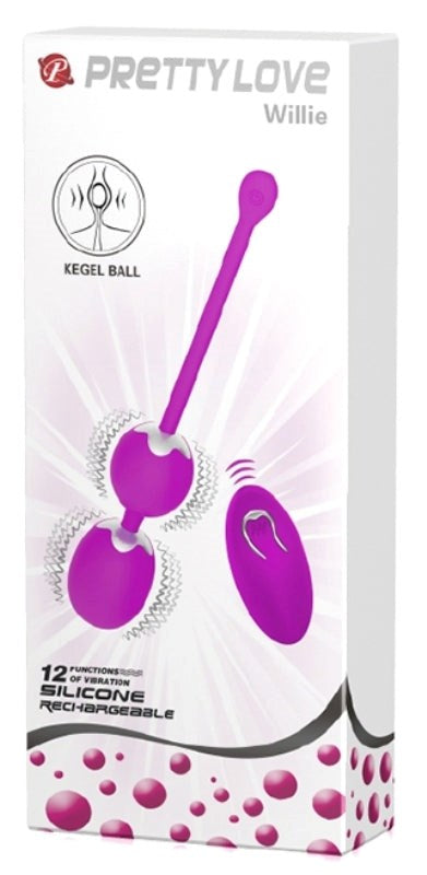 Baile Pretty Love Willie Bullet Vibrator with 10 Vibration Patterns - - Remote Control Vibrators