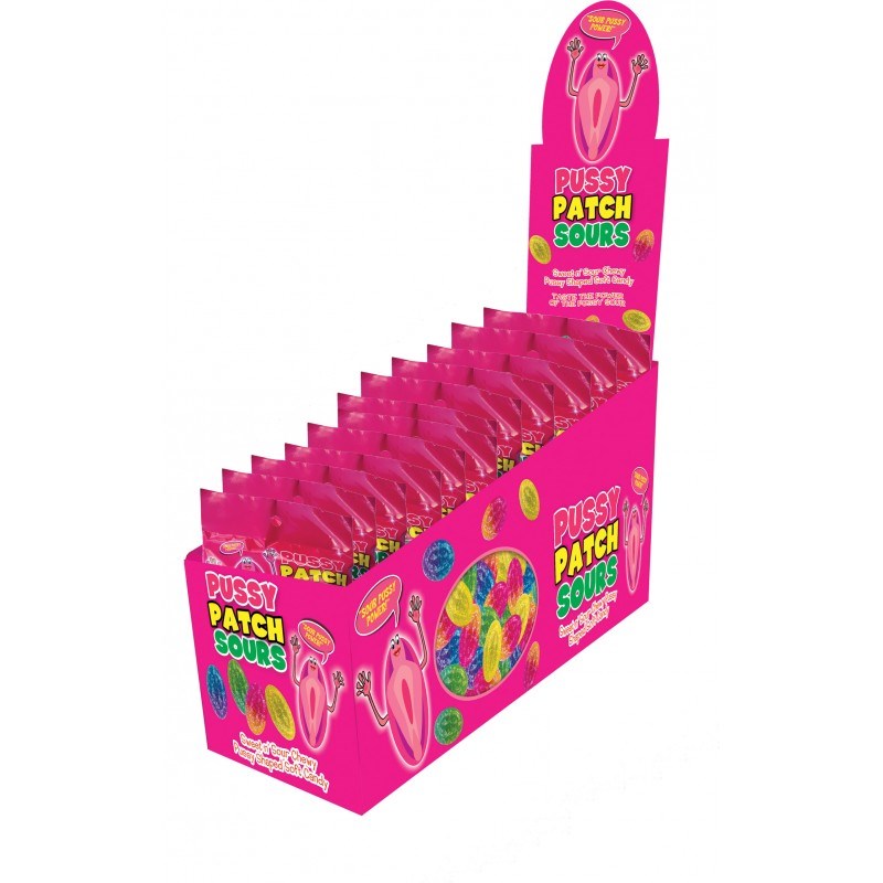Hott Products Pussy Patch Sours Novelty Adult Party Candy Counter Display - - Sex Games, Coupons and Tricks