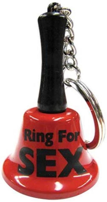 Ozze Creations Ring for Sex Keychain Bell Playful Intimate Signal - - Party Gifts and Novelties