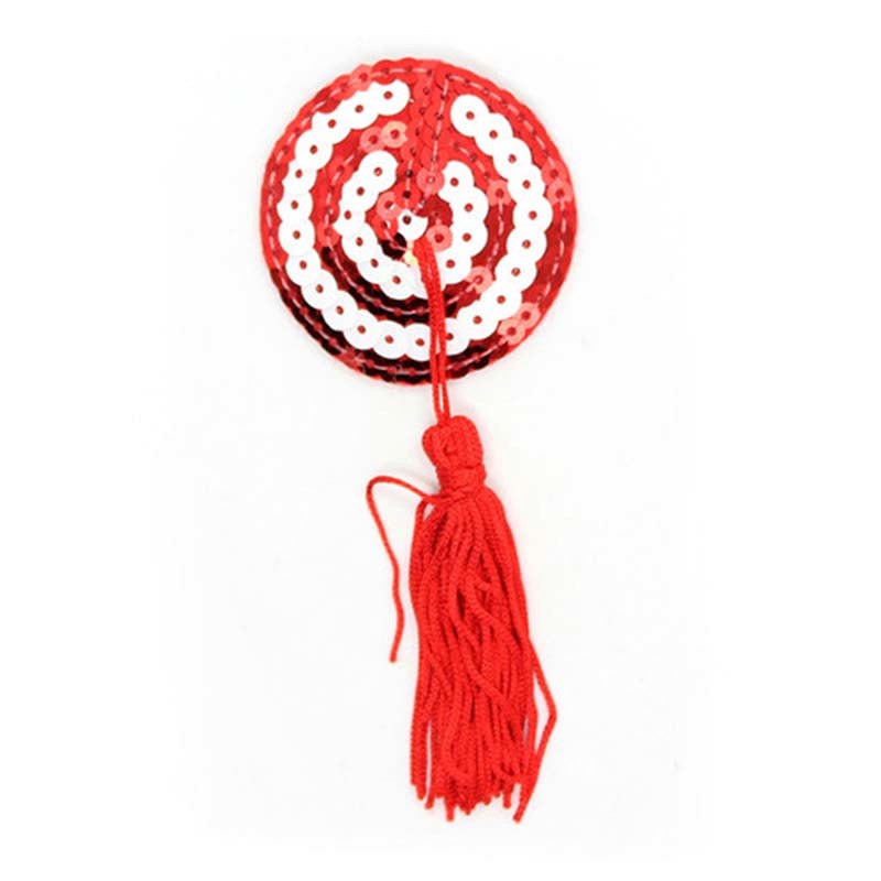 Ella Bidoe Rio Two Toned Nipple Pasties Sequin Coverage - - Fancy Dress Ups