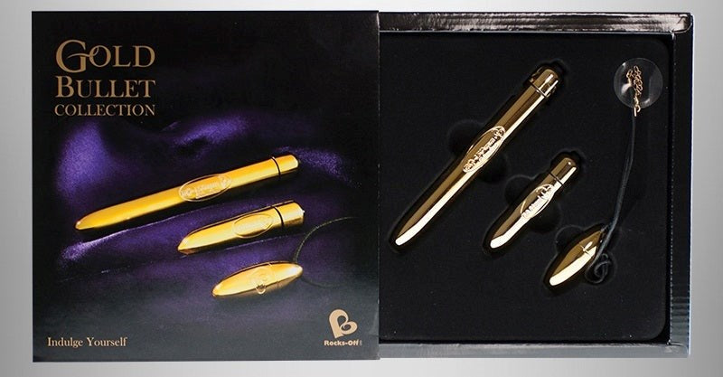 Rocks Off Gold Bullet Collection Daily Dick Ring Pick - - Sex Kits