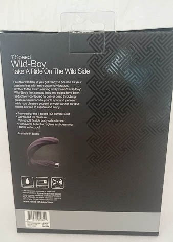 Rocks Off Wild Boy P-Spot Vibrator Experience Cock Control - - Prostate Toys