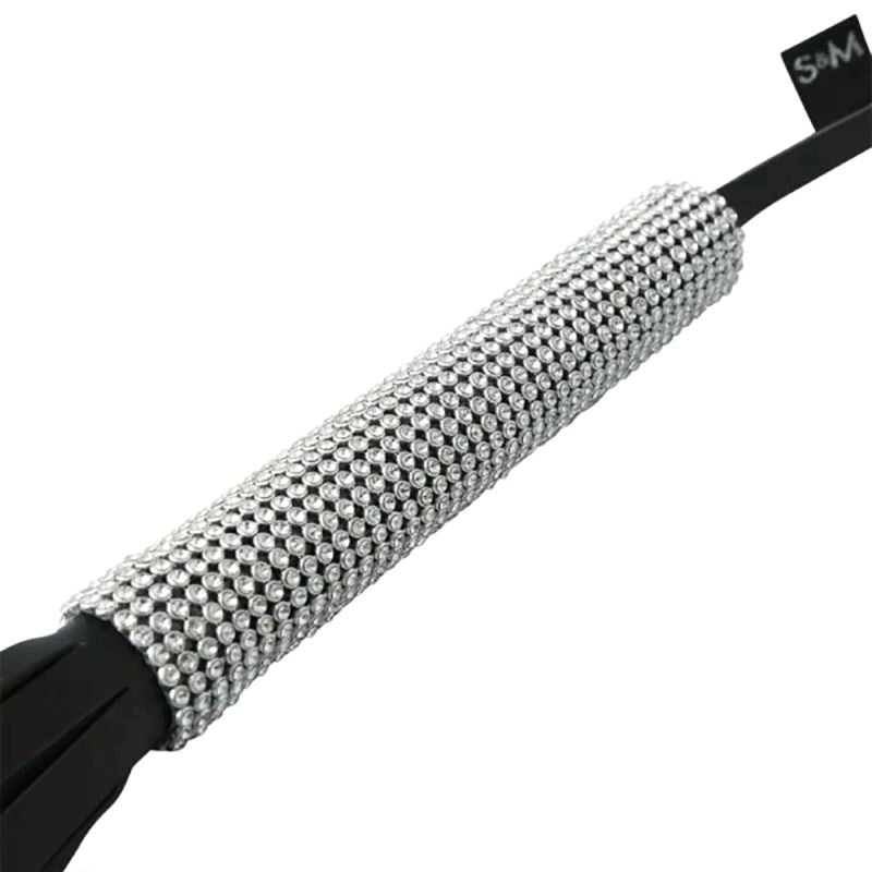 Radiant Sting - Elevate Your BDSM Journey with Sparkle Flogger - - Whips And Crops
