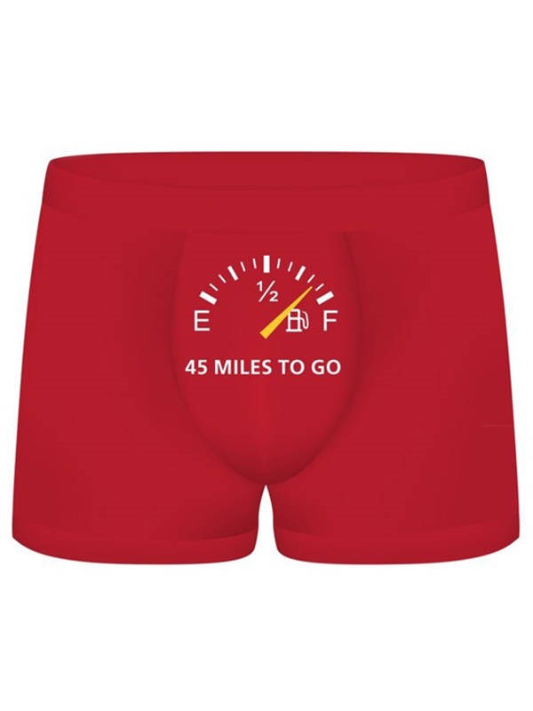 Shots Toys S Line Funny Boxers 45 Miles To Go Cotton Comfort - - Fancy Dress Ups