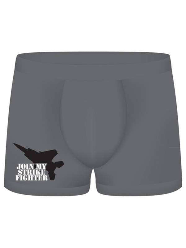 Shots Toys S Line Funny Boxers Join My Strike Fighter Premium Cotton - - Jocks and G-Strings