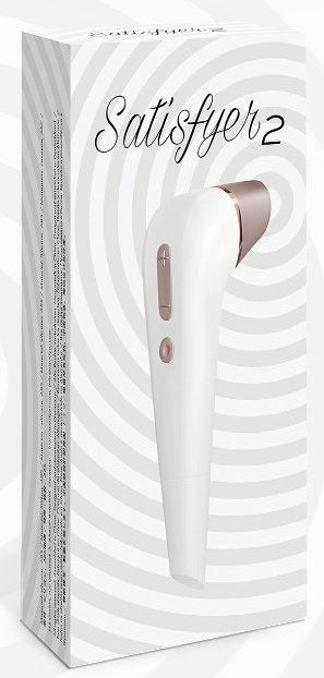 Satisfyer Number Two Air Pulse Clitoral Vibrator - - Clit Ticklers and Pulsators