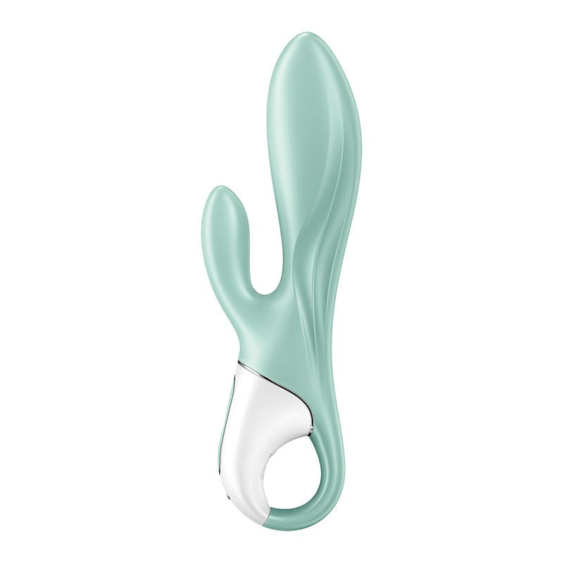 Satisfyer Air Pump Bunny 5 Inflatable Rabbit Vibrator Mint - - Rabbit Vibrators