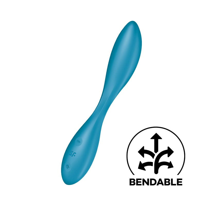 Satisfyer G-Spot Flex 1 Bendable 12 Functions Adult Vibrator - - G-Spot Vibrators