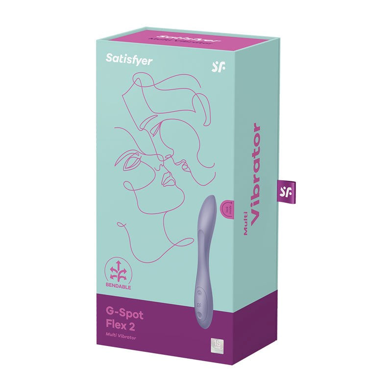 Satisfyer Flex 2 Bendable 12 Functions G Spot Vibrator - - G-Spot Vibrators