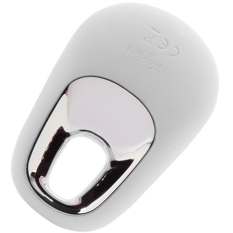 Satisfyer White Temptation 15 Functions Layon Clitoral Vibrator Waterproof - - Clit Ticklers and Pulsators