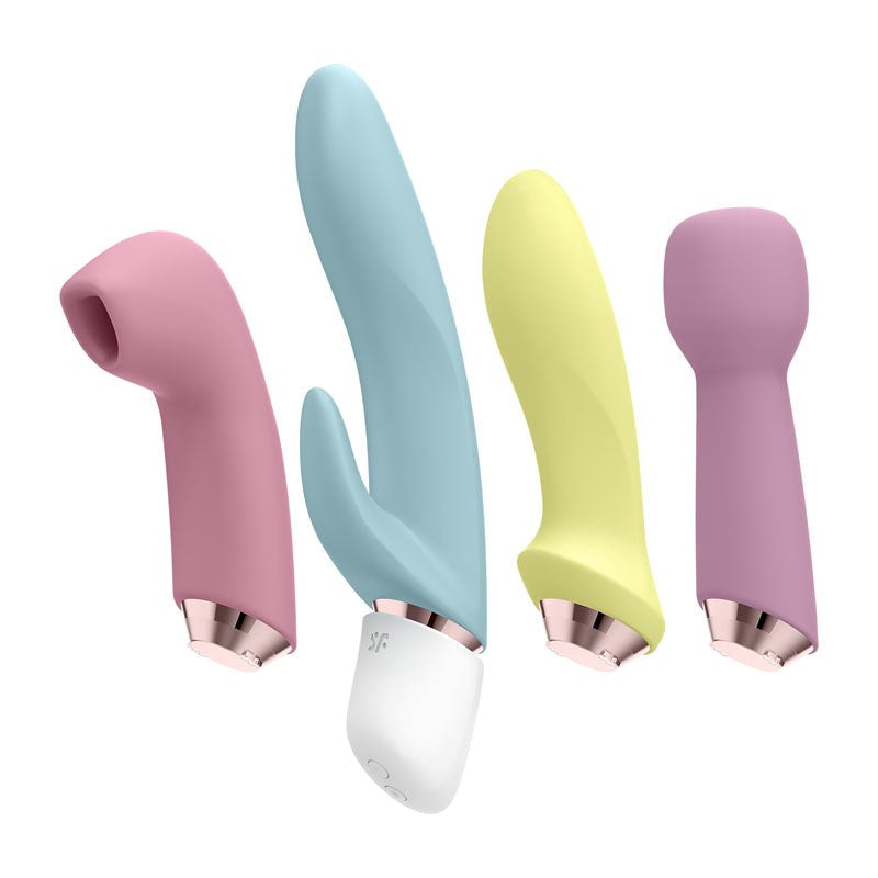 Satisfyer Marvelous Four Silicone Adult Vibrator Set 4 in 1 Design - - Rabbit Vibrators