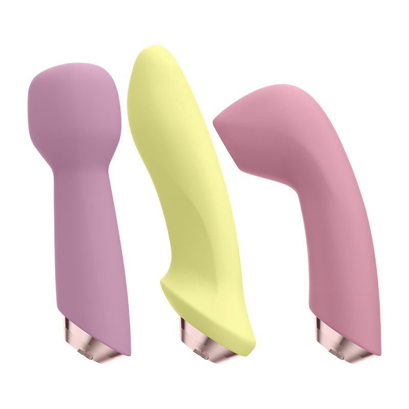 Satisfyer Marvelous Four Silicone Adult Vibrator Set 4 in 1 Design - - Rabbit Vibrators