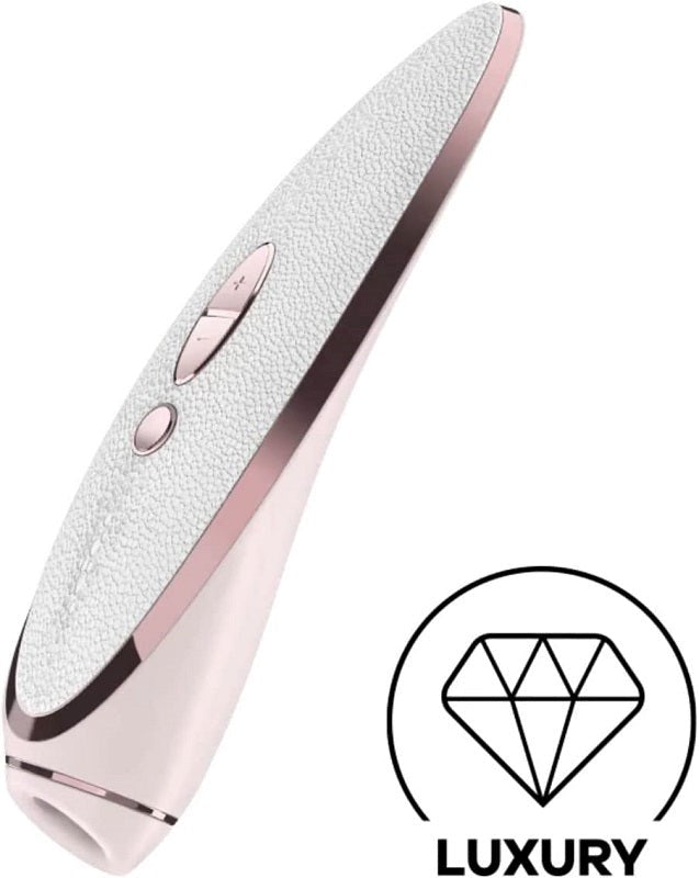 Satisfyer Pret a Porter Luxury Clitoral Vibrator with Pressure Wave Tech - - Clit Ticklers and Pulsators