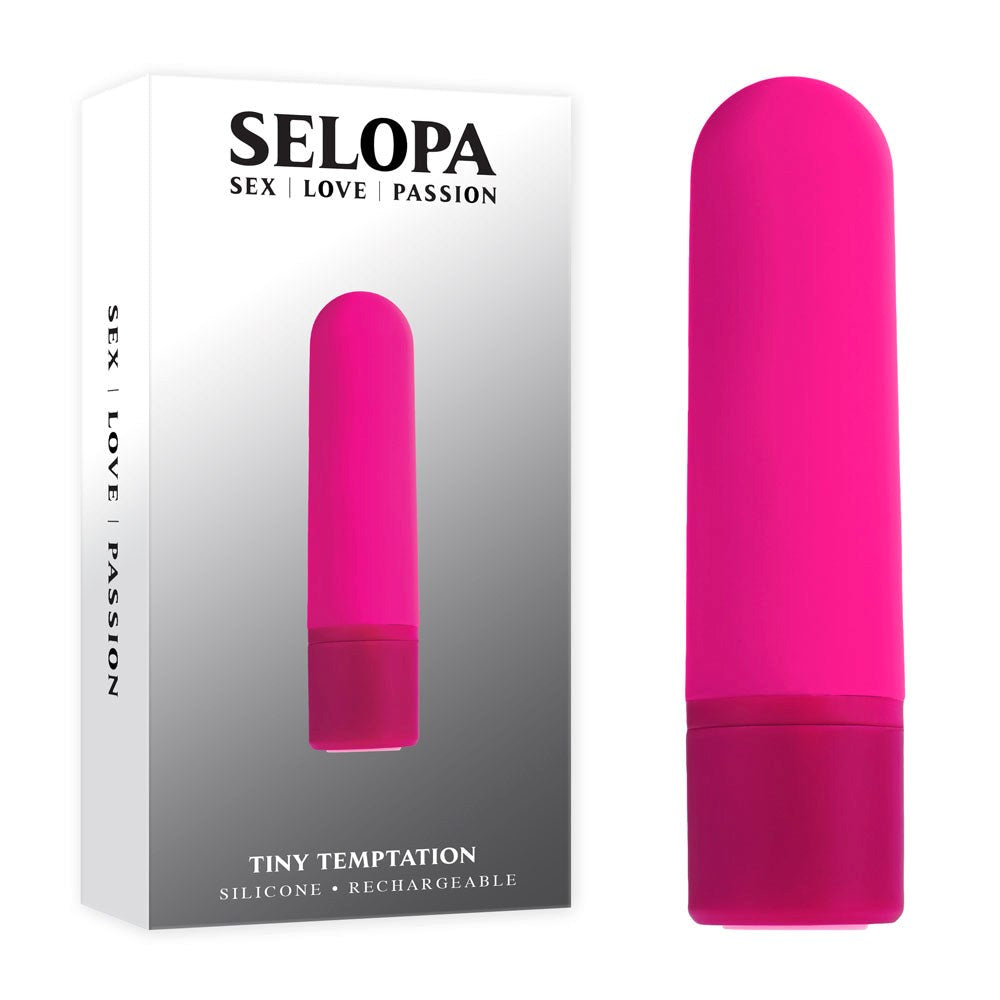 Evolved Selopa Tiny Temptation Rechargeable Waterproof Mini Vibrator Bullet - - Bullet Vibrators