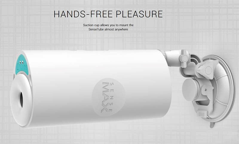 SenseMax SenseTube VR Compatible Vibrating Masturbator with Bluetooth - - Virtual Reality Sex Toys