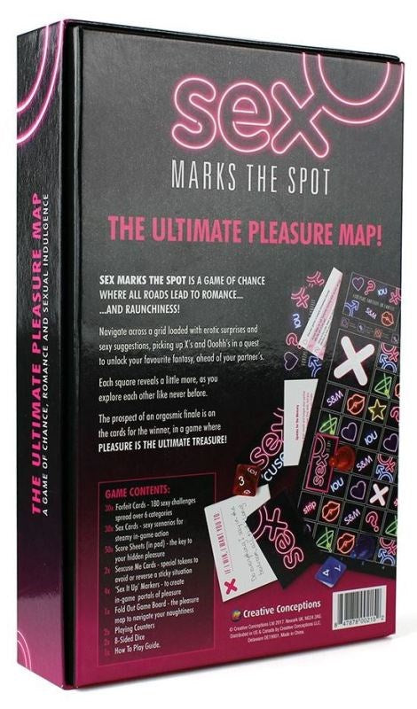 Creative Conceptions Sex Marks the Spot Couples Board Game - - Sex Games, Coupons and Tricks