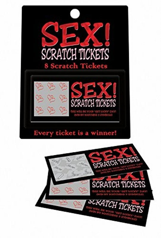 Kheper Games SEX Scratch Tickets Game 10 Activity Tickets - - Sex Games, Coupons and Tricks