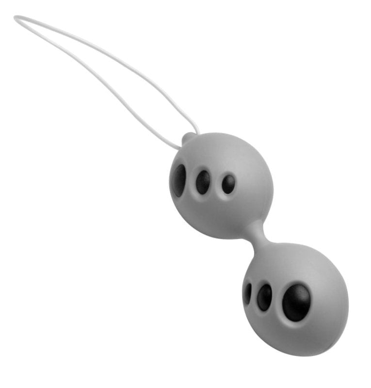 XR Brands Shadows Silicone Benoit Ben Wa Balls Pelvic Floor Training - - Personal Massagers