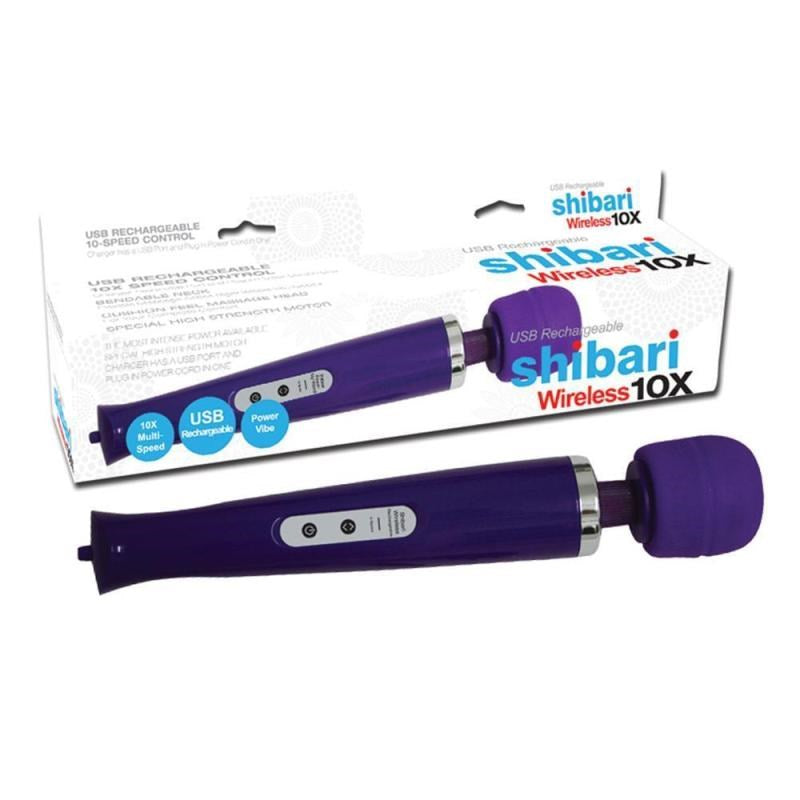 Shibari Wireless 10X Purple Vibrator with 10 Vibration Patterns - - Personal Massagers