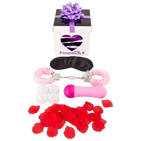 Shots Toys SHINE BOX Naughty Sensual Kit with Vibrator and Restraints - - Sex Games, Coupons and Tricks