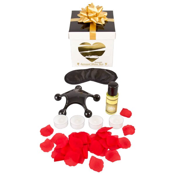 Shots Toys SHINE BOX Romantic Sensual Kit with Massager and Candles - - Sex Games, Coupons and Tricks