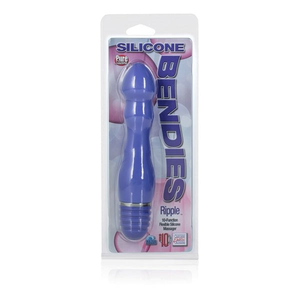 California Exotics Silicone Bendies Ripple Flexible G Spot Vibrator - - G-Spot Vibrators