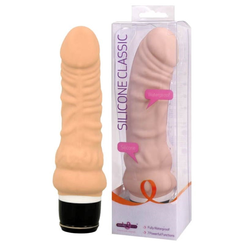 Seven Creations Silicone Classic 5.75 Inch Vibe Waterproof Vibrator - - G-Spot Vibrators