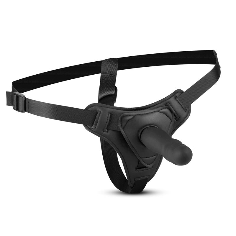 BDStyle Silicone Realistic Strap On with Remote Control 10 Vibration Modes - - Strap On Sextoys