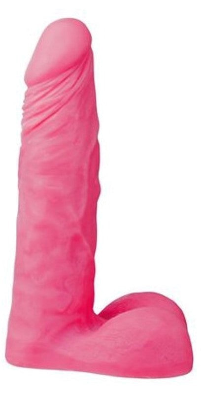 NANMA Corporation Simplx Realistic 8 inch Dong with Scrotum Pink Suction Cup - - Realistic Dildos