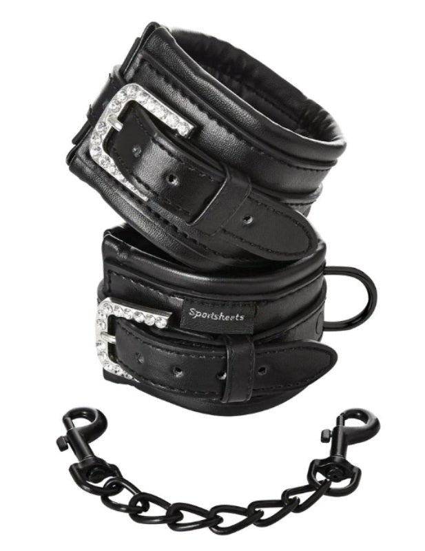 Sportsheets Sincerely Bling Cuffs Restraints with Sparkling Design - - Cuffs and Restraints