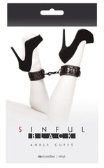 Luxurious Faux Leather Ankle Restraints by NS Novelties - - Cuffs and Restraints
