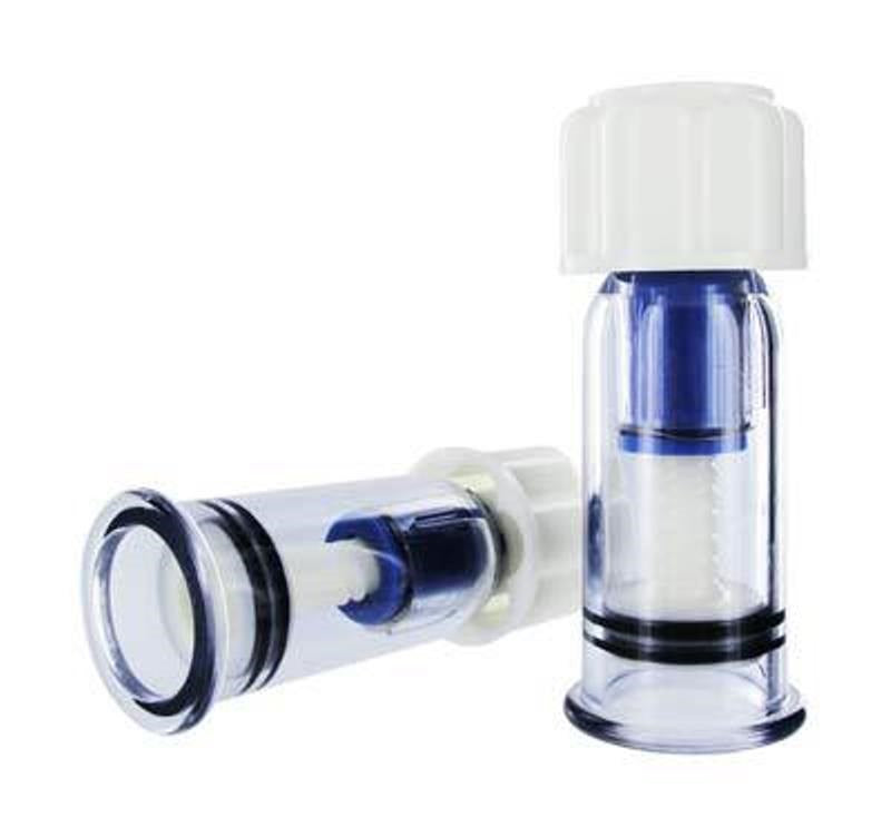 XR Brands Size Matters Customizable Nipple Pleasure Suckers Adjustable Suction - - Breast and Nipple Toys