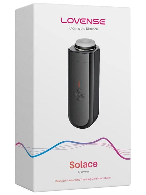 Lovense Solace Automatic Thrusting Male Masturbator - - Luxury Sex Toys
