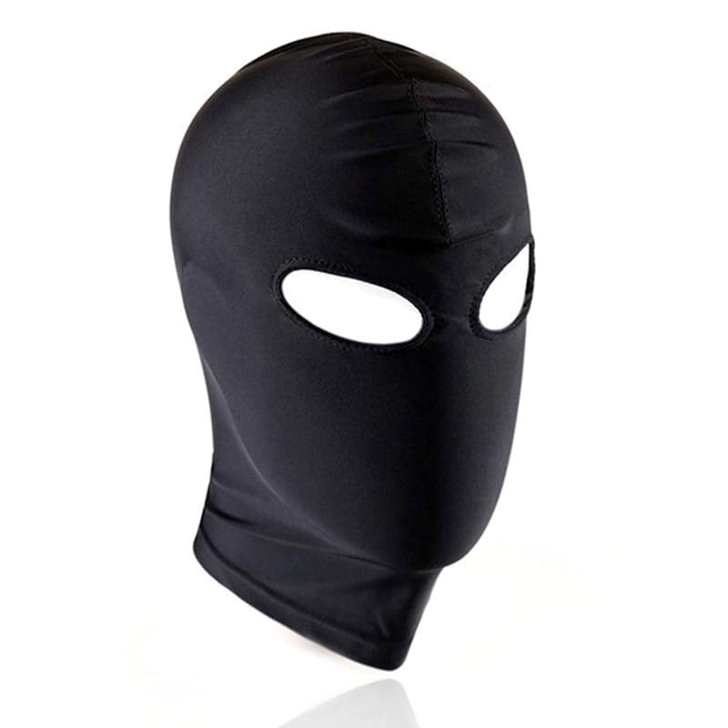 Spandex Open Eye Hood CRing for Every Man - - Bondage Hoods