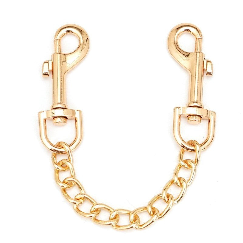 Spartacus White Snake Print Microfiber Wrist Restraints with Removable Chain - - Cuffs and Restraints