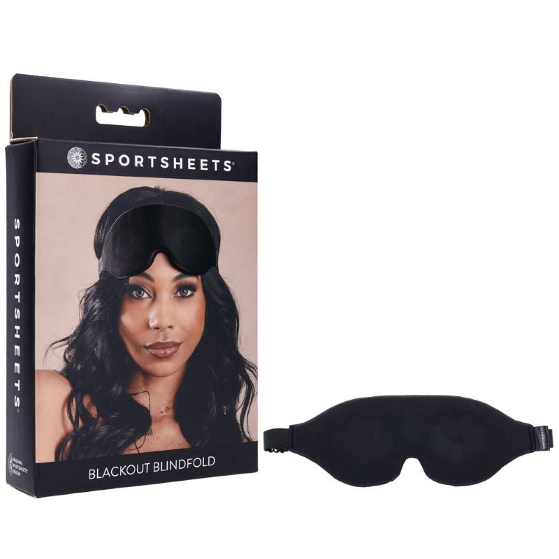 Sportsheets Sensual Sensory Deprivation Blackout Blindfold Complete Darkness - - Masks And Blindfolds