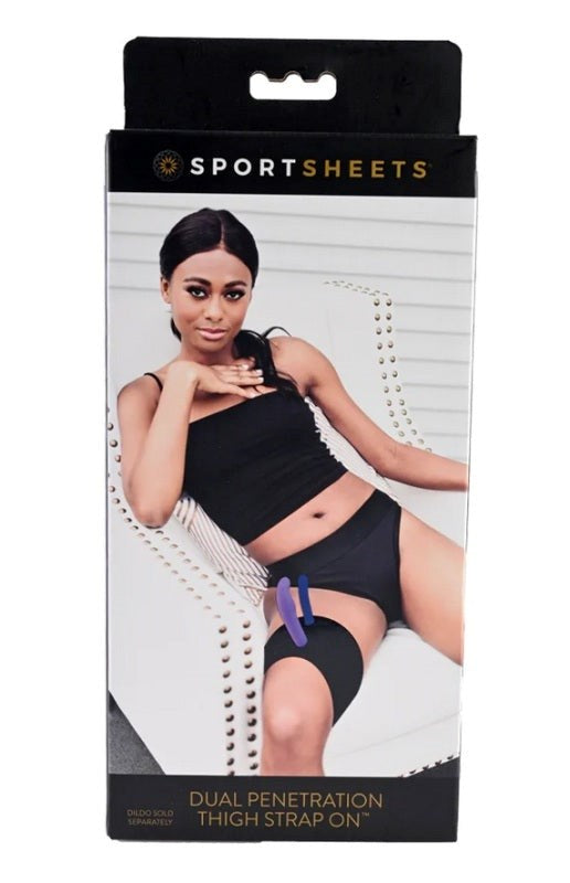 Sportsheets Dual Penetration Thigh Strap On Comfort and Versatility - - Strap On Sextoys