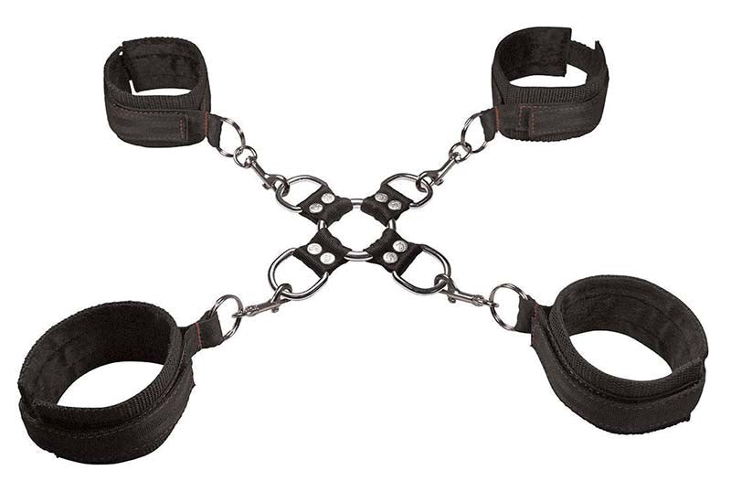 Sportsheets Hog Tie and Cuff Set Rings Worth Wearing - - Cuffs And Restraints