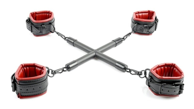 Sportsheets Saffron Bondage Hog Tie and Cuffs Set - - Cuffs And Restraints