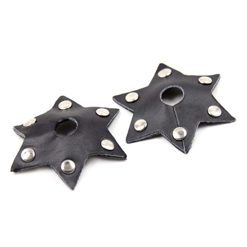 Ella Bidoe Star Style Nipple Pasties Black Star Design Performance Wear - - Fancy Dress Ups