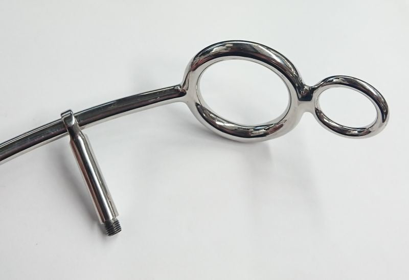 Steel Anal Hook With Cock Ring Best Price Sex Toys - - Spreaders and Hangers