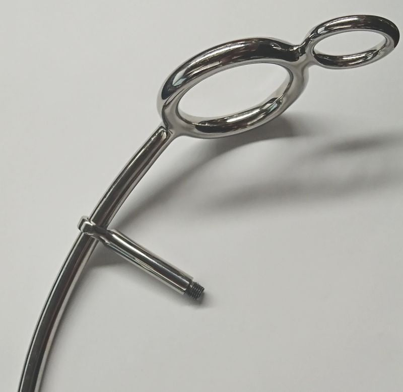 Steel Anal Hook With Cock Ring Best Price Sex Toys - - Spreaders and Hangers