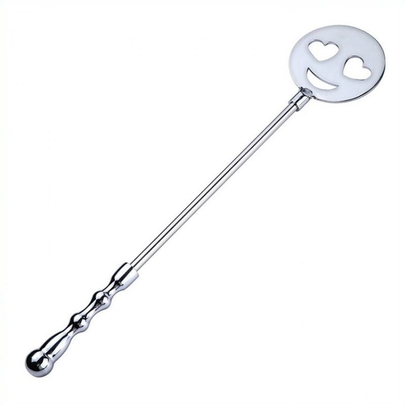 Steel Flogger With Face Male Sex Rings - - Whips And Crops